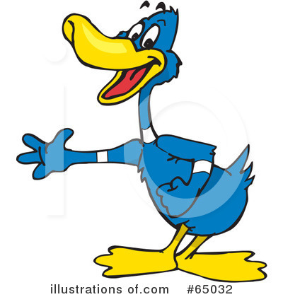 Royalty-Free (RF) Duck Clipart Illustration by Dennis Holmes Designs - Stock Sample #65032
