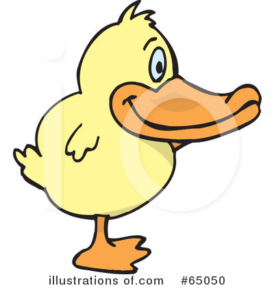 Royalty-Free (RF) Duck Clipart Illustration by Dennis Holmes Designs - Stock Sample #65050