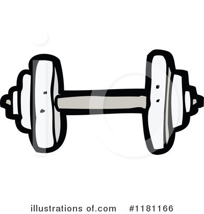 Royalty-Free (RF) Dumbbell Clipart Illustration by lineartestpilot - Stock Sample #1181166