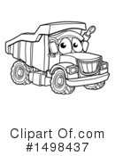 Dump Truck Clipart #1498437 by AtStockIllustration