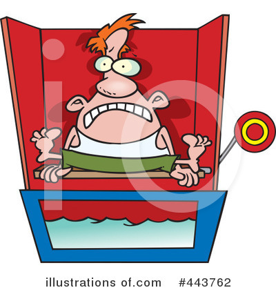 Royalty-Free (RF) Dunk Tank Clipart Illustration by toonaday - Stock Sample #443762