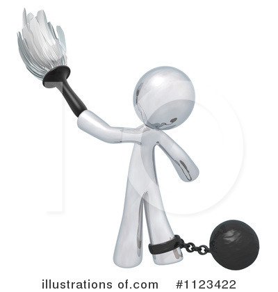 Royalty-Free (RF) Dusting Clipart Illustration by Leo Blanchette - Stock Sample #1123422