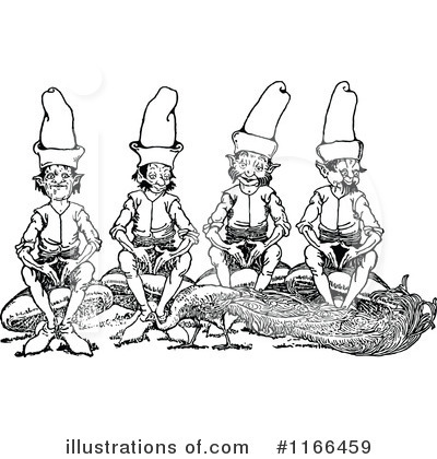 Royalty-Free (RF) Dwarf Clipart Illustration by Prawny Vintage - Stock Sample #1166459