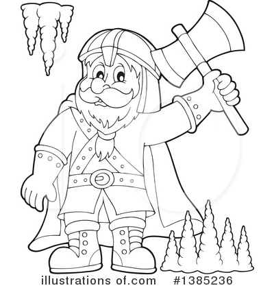 Royalty-Free (RF) Dwarf Clipart Illustration by visekart - Stock Sample #1385236