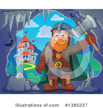 Royalty-Free (RF) Dwarf Clipart Illustration by visekart - Stock Sample #1385237