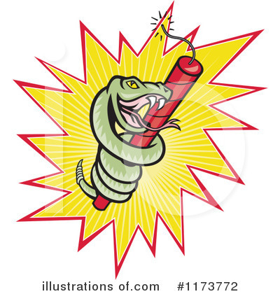 Rattlesnake Clipart #1173772 by patrimonio