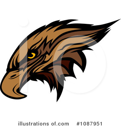 Falcon Logo Clipart #1087951 by Chromaco