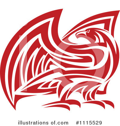 Falcon Logo Clipart #1115529 by Vector Tradition SM