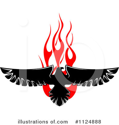 Royalty-Free (RF) Eagle Clipart Illustration by Vector Tradition SM - Stock Sample #1124888