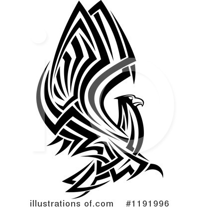 Royalty-Free (RF) Eagle Clipart Illustration by Vector Tradition SM - Stock Sample #1191996