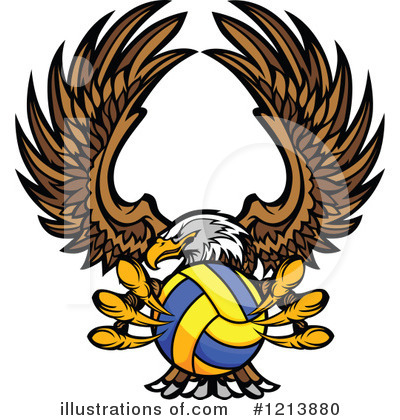 Royalty-Free (RF) Eagle Clipart Illustration by Chromaco - Stock Sample #1213880