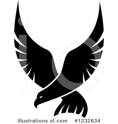Royalty-Free (RF) Eagle Clipart Illustration by Vector Tradition SM - Stock Sample #1232634
