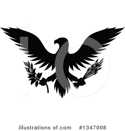 American Eagle Clipart #1347008 by Vector Tradition SM