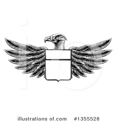 Royalty-Free (RF) Eagle Clipart Illustration by AtStockIllustration - Stock Sample #1355528