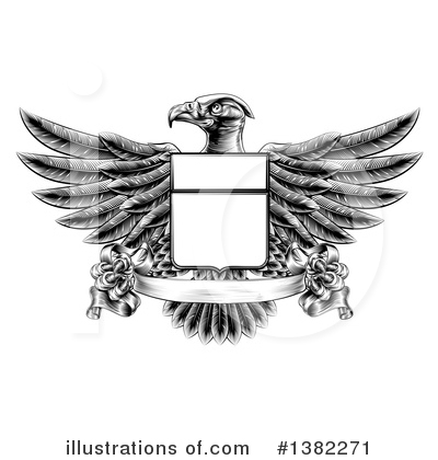 Royalty-Free (RF) Eagle Clipart Illustration by AtStockIllustration - Stock Sample #1382271