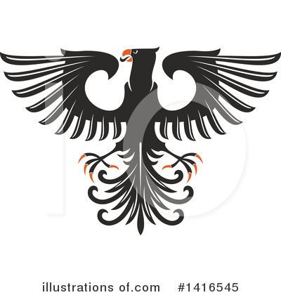 Royalty-Free (RF) Eagle Clipart Illustration by Vector Tradition SM - Stock Sample #1416545