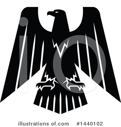 Royalty-Free (RF) Eagle Clipart Illustration by Vector Tradition SM - Stock Sample #1440102
