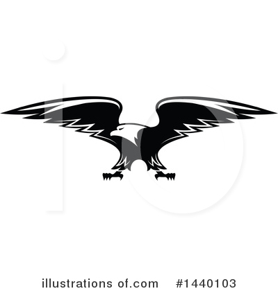 Bald Eagle Clipart #1440103 by Vector Tradition SM