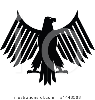 Royalty-Free (RF) Eagle Clipart Illustration by Vector Tradition SM - Stock Sample #1443503