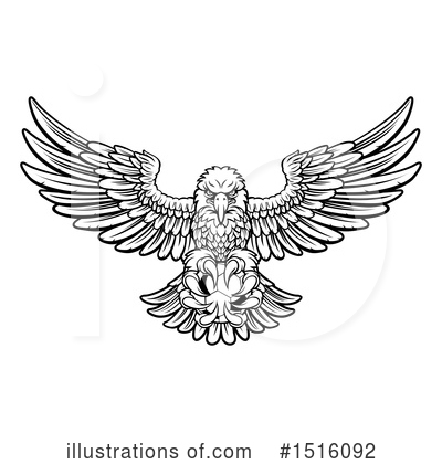Royalty-Free (RF) Eagle Clipart Illustration by AtStockIllustration - Stock Sample #1516092