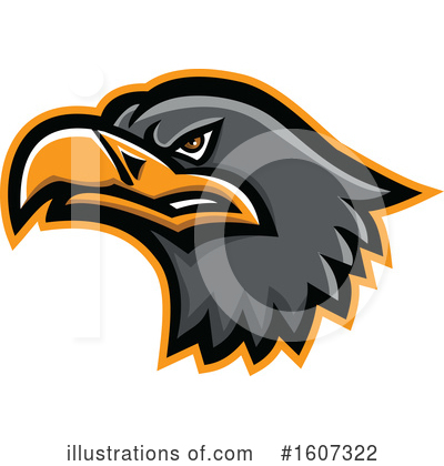 Royalty-Free (RF) Eagle Clipart Illustration by patrimonio - Stock Sample #1607322