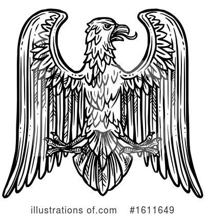 Royalty-Free (RF) Eagle Clipart Illustration by Vector Tradition SM - Stock Sample #1611649