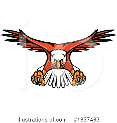 Bald Eagle Clipart #1637463 by patrimonio