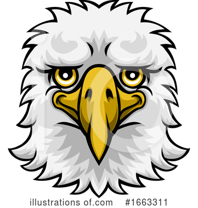 American Eagle Clipart #1663311 by AtStockIllustration
