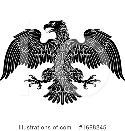 Royalty-Free (RF) Eagle Clipart Illustration by AtStockIllustration - Stock Sample #1668245