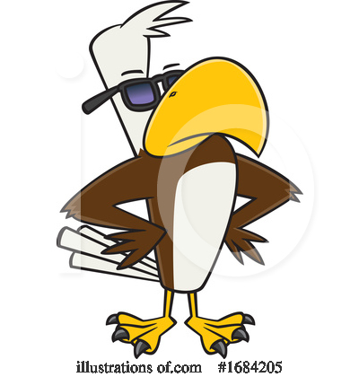 Bald Eagle Clipart #1684205 by toonaday