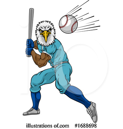 American Eagle Clipart #1688698 by AtStockIllustration