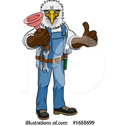 Royalty-Free (RF) Eagle Clipart Illustration by AtStockIllustration - Stock Sample #1688699
