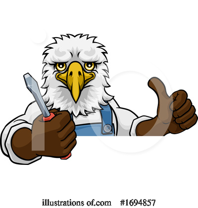 Royalty-Free (RF) Eagle Clipart Illustration by AtStockIllustration - Stock Sample #1694857