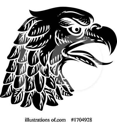 Royalty-Free (RF) Eagle Clipart Illustration by AtStockIllustration - Stock Sample #1704928