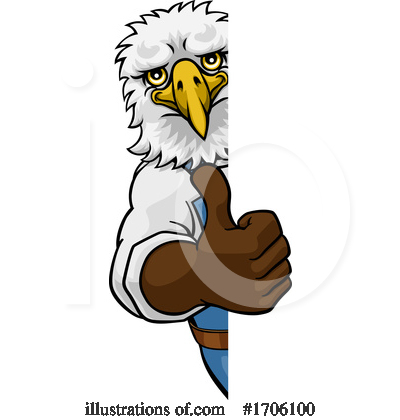 Royalty-Free (RF) Eagle Clipart Illustration by AtStockIllustration - Stock Sample #1706100
