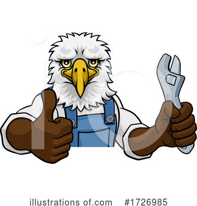 Royalty-Free (RF) Eagle Clipart Illustration by AtStockIllustration - Stock Sample #1726985