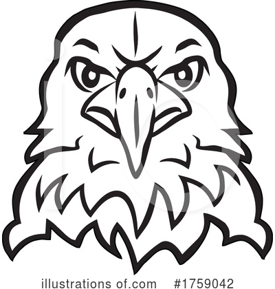 Royalty-Free (RF) Eagle Clipart Illustration by Johnny Sajem - Stock Sample #1759042