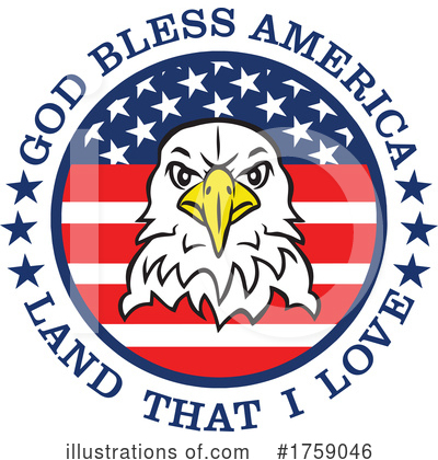 American Eagle Clipart #1759046 by Johnny Sajem