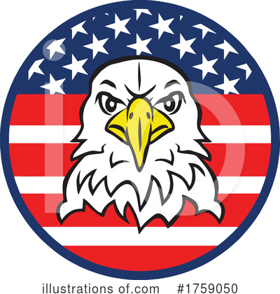 Royalty-Free (RF) Eagle Clipart Illustration by Johnny Sajem - Stock Sample #1759050