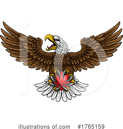 Royalty-Free (RF) Eagle Clipart Illustration by AtStockIllustration - Stock Sample #1765159