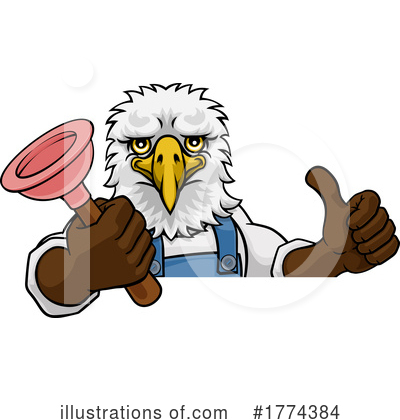 Royalty-Free (RF) Eagle Clipart Illustration by AtStockIllustration - Stock Sample #1774384