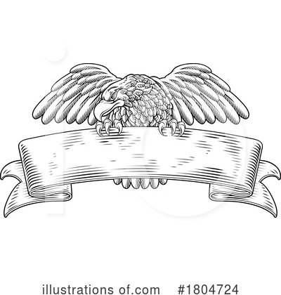 Royalty-Free (RF) Eagle Clipart Illustration by AtStockIllustration - Stock Sample #1804724