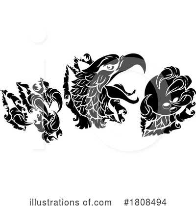 Royalty-Free (RF) Eagle Clipart Illustration by AtStockIllustration - Stock Sample #1808494