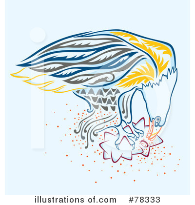 Royalty-Free (RF) Eagle Clipart Illustration by Cherie Reve - Stock Sample #78333