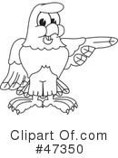 Eagle Mascot Clipart #47350 by Mascot Junction