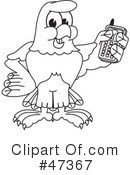 Eagle Mascot Clipart #47367 by Mascot Junction