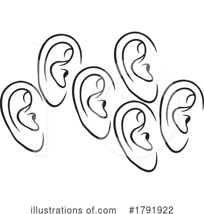 Royalty-Free (RF) Ear Clipart Illustration by Johnny Sajem - Stock Sample #1791922