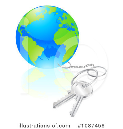 Keys Clipart #1087456 by AtStockIllustration