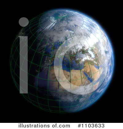 Royalty-Free (RF) Earth Clipart Illustration by Leo Blanchette - Stock Sample #1103633