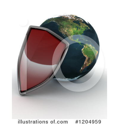 Royalty-Free (RF) Earth Clipart Illustration by KJ Pargeter - Stock Sample #1204959